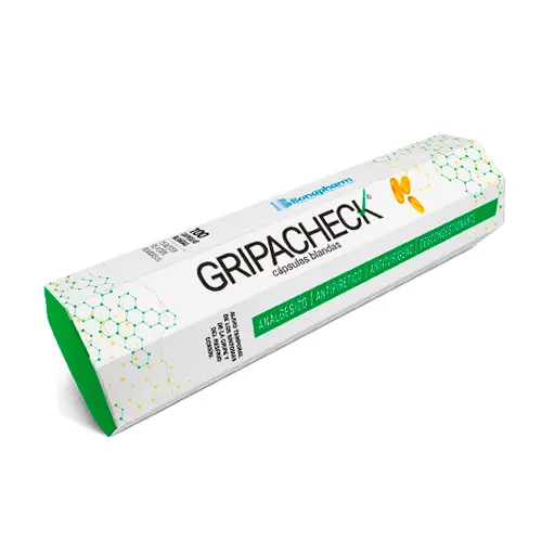 GRIPACHECK - Capsulas blandas caja x 100 - 325 mg + 10 mg + 5 mg