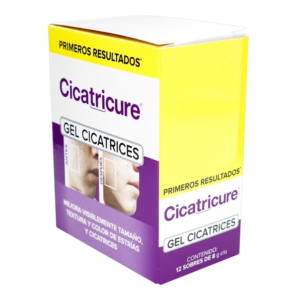 CICATRICURE - Gel CICATRICES - PRIMEROS RESULTADOS sachet x 8 g