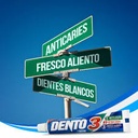 DENTO 3 - Pasta dental con fluor Anticaries Antisarro 75 mL - 102 g