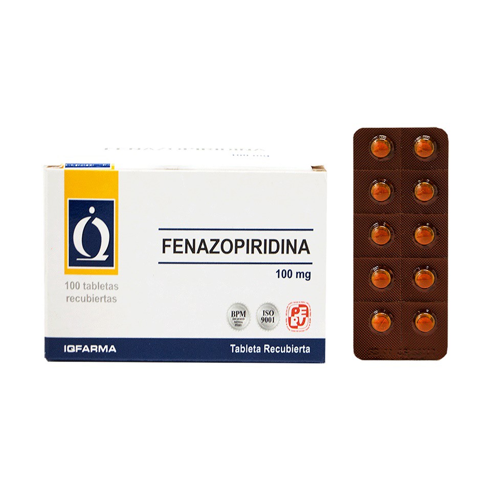 FENAZOPIRIDINA - Tabletas recubiertas caja x 100 - 100 mg