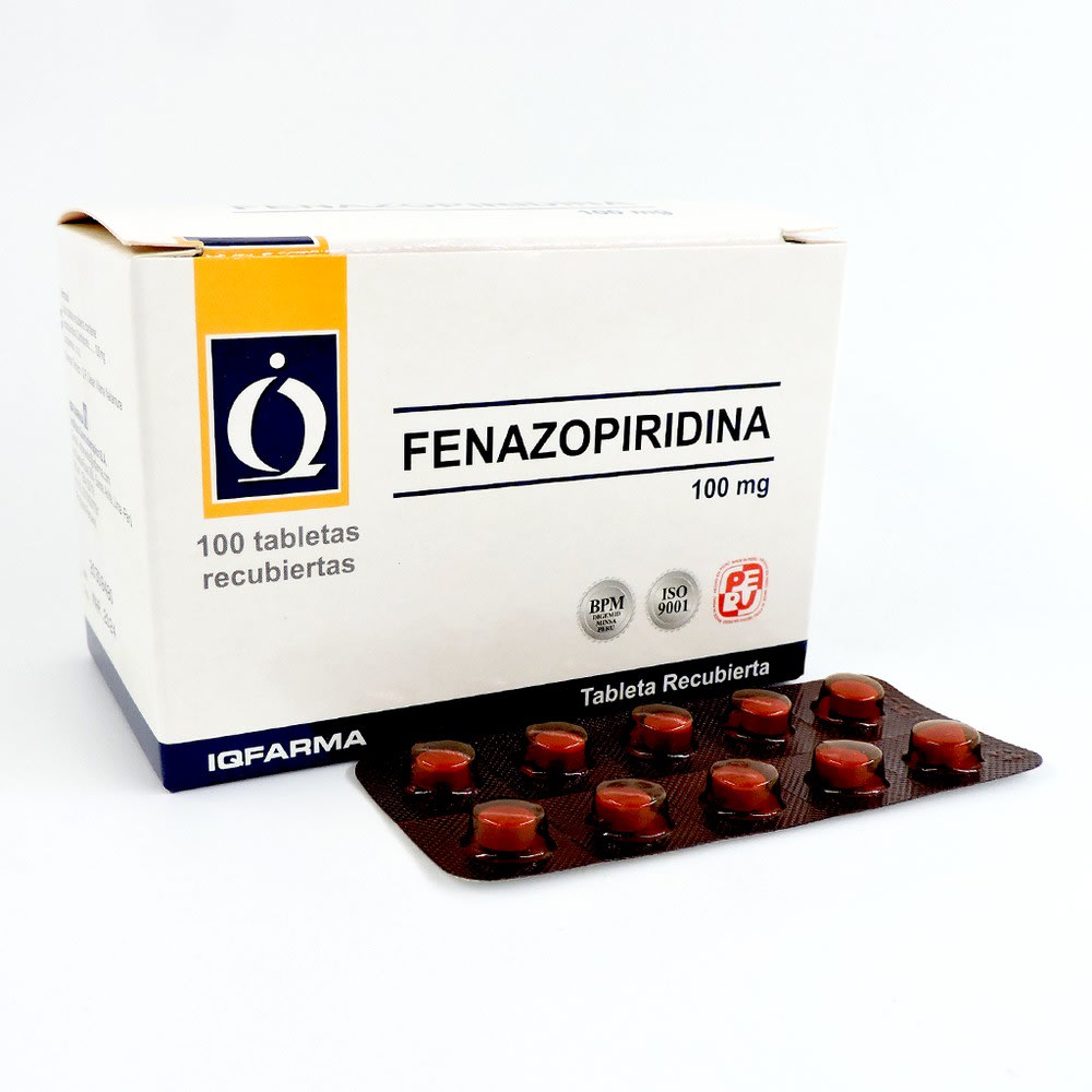 FENAZOPIRIDINA - Tabletas recubiertas caja x 100 - 100 mg