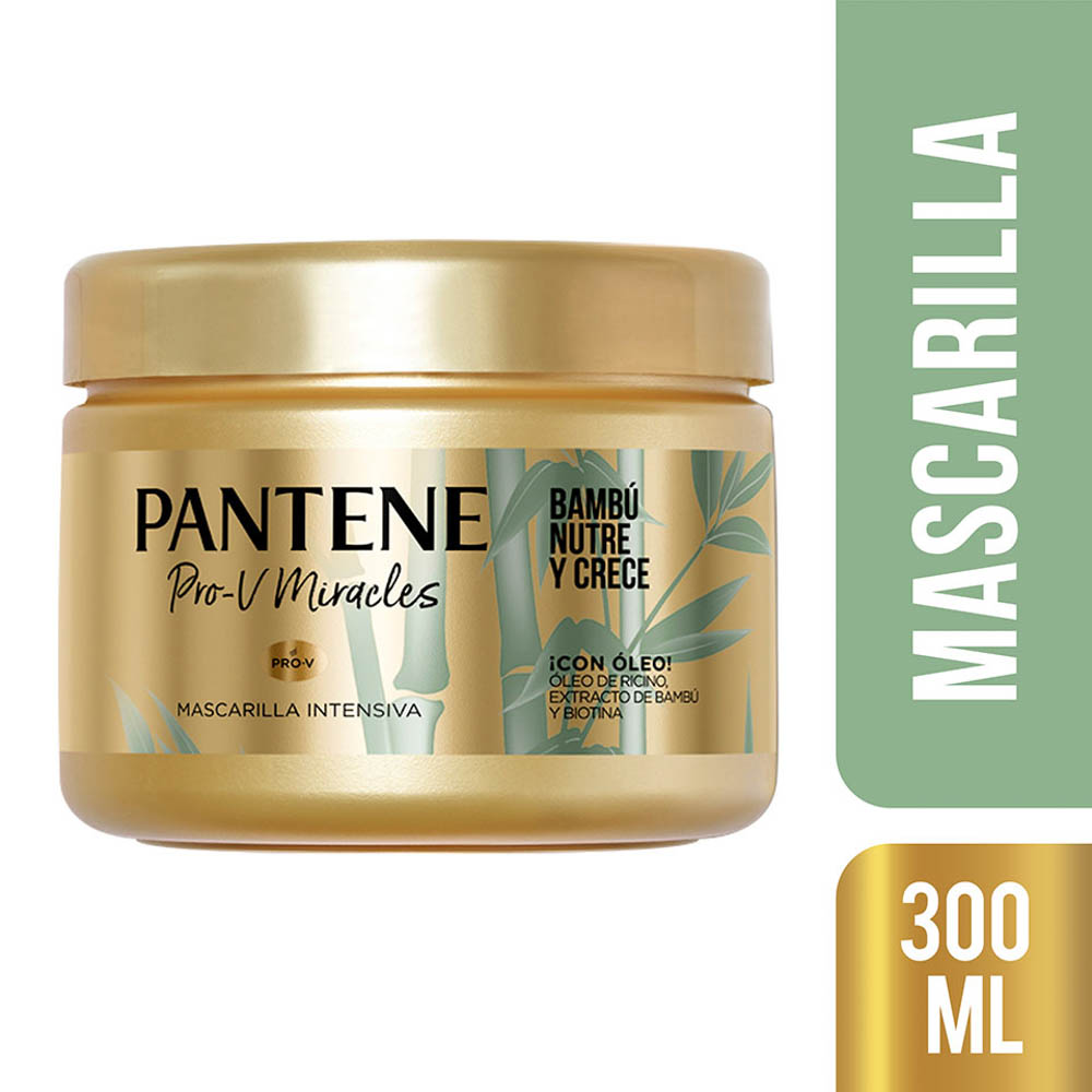 PACK PANTENE BAMBU - Pack PANTENE Shampoo BAMBU - NUTRE &amp; CRECE x 400 mL + Mascarilla intensiva BAMBU - NUTRE Y CRECE x 300 mL