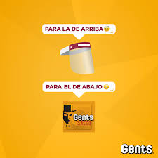 GENTS - Condones de latex natural lubricados x 3