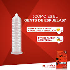 GENTS - Condones de latex natural lubricados x 3