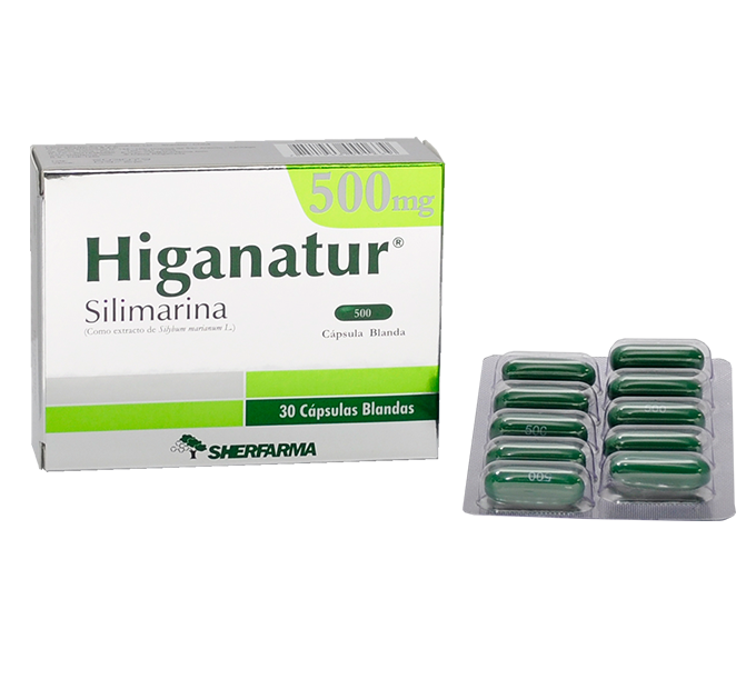 HIGANATUR 500 - Capsulas blandas caja x 30 - 500 mg