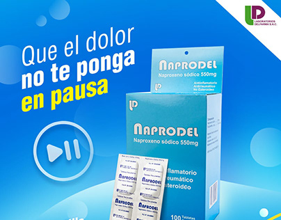 NAPRODEL - Tabletas recubiertas caja x 100  - 550 mg