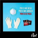 PIEL - Condones de latex natural lubricados x 3