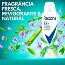 REXONA - Aerosol antitranspirante ACTIVADO POR EL MOVIMIENTO - BAMBOO &amp; ALOE VERA - 72h x 89 g / 150 mL