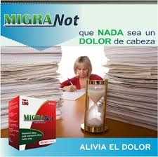 MIGRANOT - Tabletas recubiertas caja x 100 - 250 mg + 250 mg + 65 mg