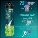 REXONA - Aerosol antitranspirante ACTIVADO POR EL MOVIMIENTO - FOREST 72 h x 89 g / 150 mL