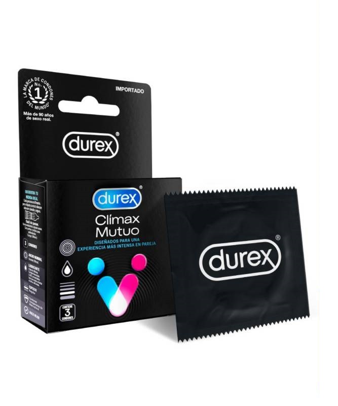 DUREX - Condones de latex lubricados x 3 unidades