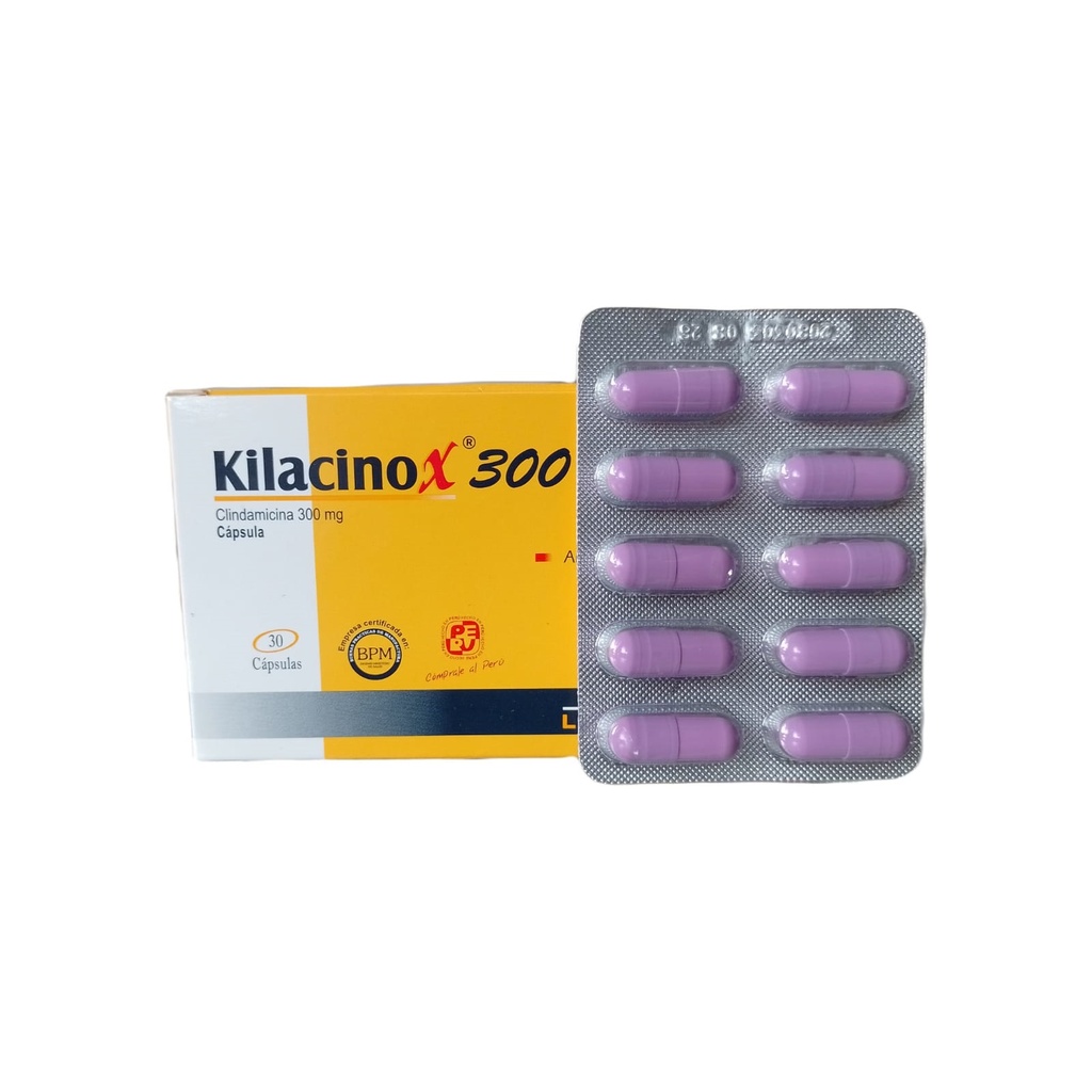 KILACINOX 300 - Capsulas caja x 30 - 300 mg