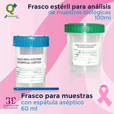 FRASCO RECOLECTOR HECES - Frasco para muestras con espatula ASEPTICO x 60 mL