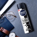 NIVEA MEN - Aerosol antitranspirante BLACK &amp; WHITE INVISIBLE - ORIGINAL - 48h PROTECCION - x5 ANTI x 91 g / 150 mL