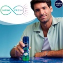 NIVEA MEN - Aerosol antitranspirante antibacterial FRESH OCEAN - INFINI FRESH - 48h PROTECCION x 91 g / 150 mL