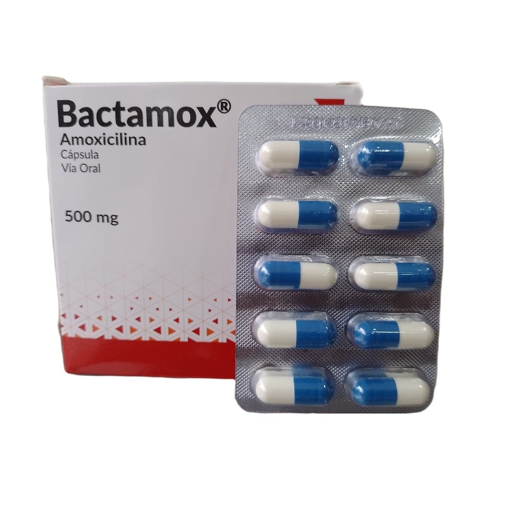 BACTAMOX - Capsulas caja x 100 - 500 mg