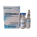 CEFTRIALIPH - D - Solucion inyectable ampolla - polvo + disolvente via I.M. - 1 g