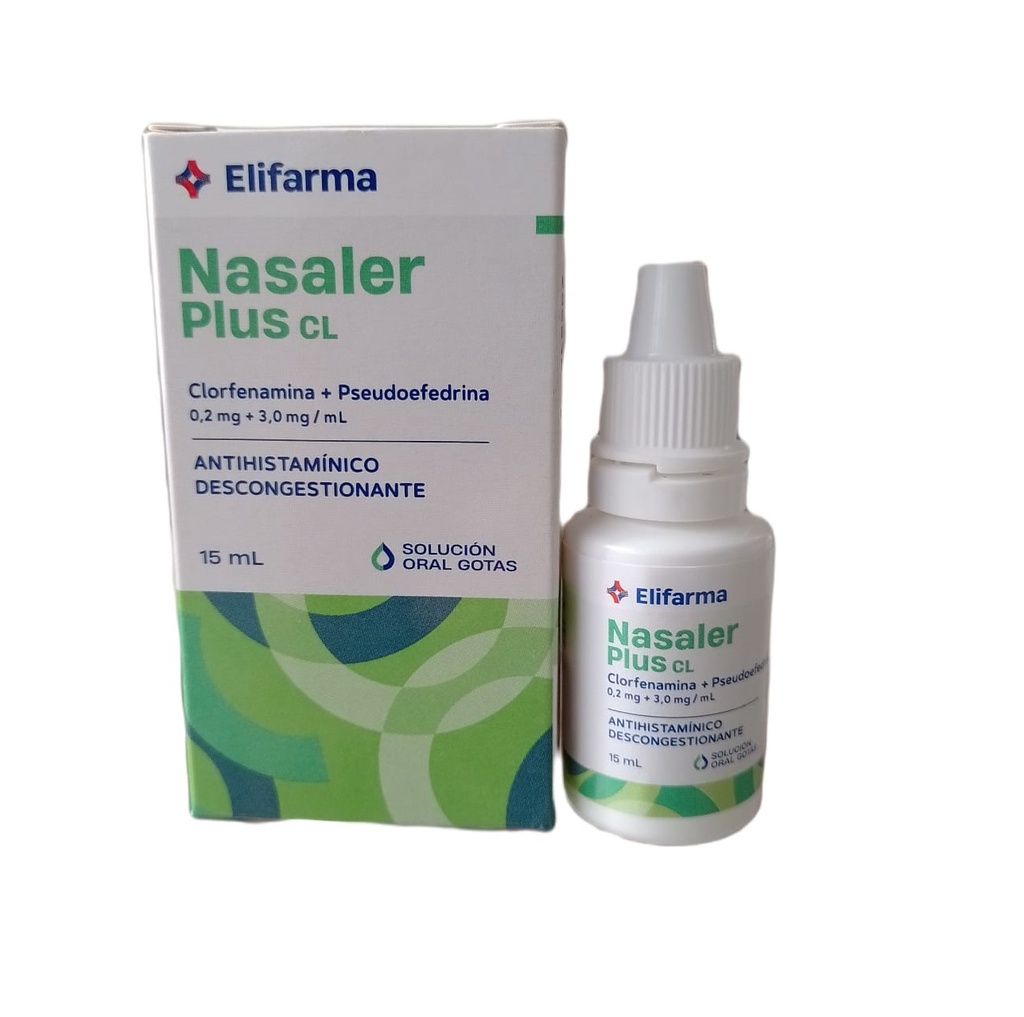 NASALER PLUS CL - Solucion oral gotas x 15 mL - 0.2 mg + 3.0 mg / mL