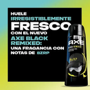 AXE - Aerosol antitranspirante BLACK REMIXED - PERA FROZEN, CEDRO Y NOTAS DE BIZA x 97 g / 150 mL