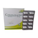 CIPROFLOXACINO VITAPHARMA - Tabletas recubiertas caja x 100 - 500 mg