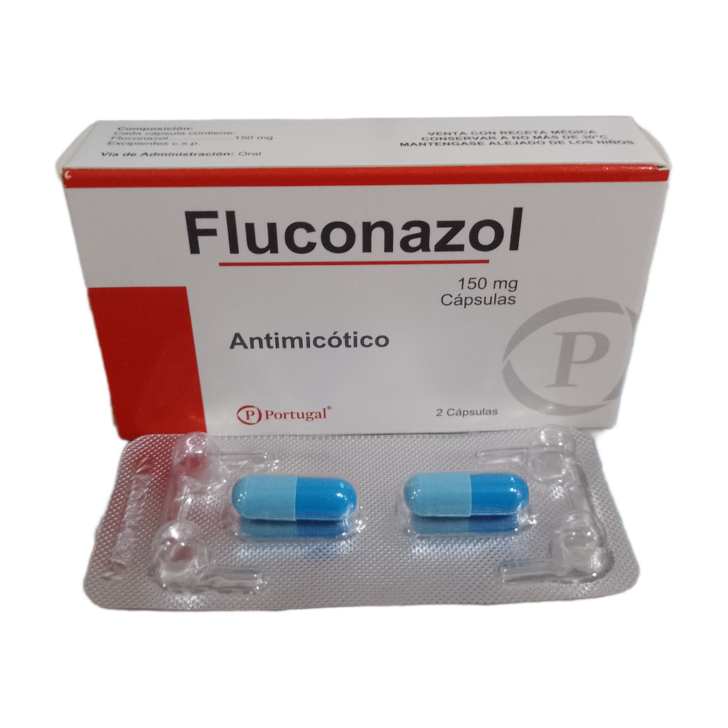 FLUCONAZOL PORTUGAL - Capsulas caja x 2 - 150 mg