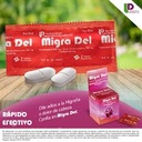 MIGRA DEL - Tabletas caja x 100 ( 50 sobres x 2 c/u ) - 250 mg + 250 mg + 65 mg