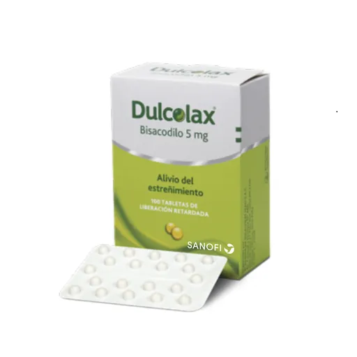 DULCOLAX - Tabletas de liberacion retardada caja x 100 - 5 mg