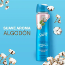 SECRET - Spray antitranspirante seco SECRET - POWDER PROTECT COTTON x 93 g / 150 mL