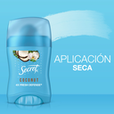 SECRET - Gel invisible antitranspirante SECRET - 5X FRESH DEFENSE COCONUT x 45 g