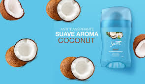 SECRET - Gel invisible antitranspirante SECRET - 5X FRESH DEFENSE COCONUT x 45 g