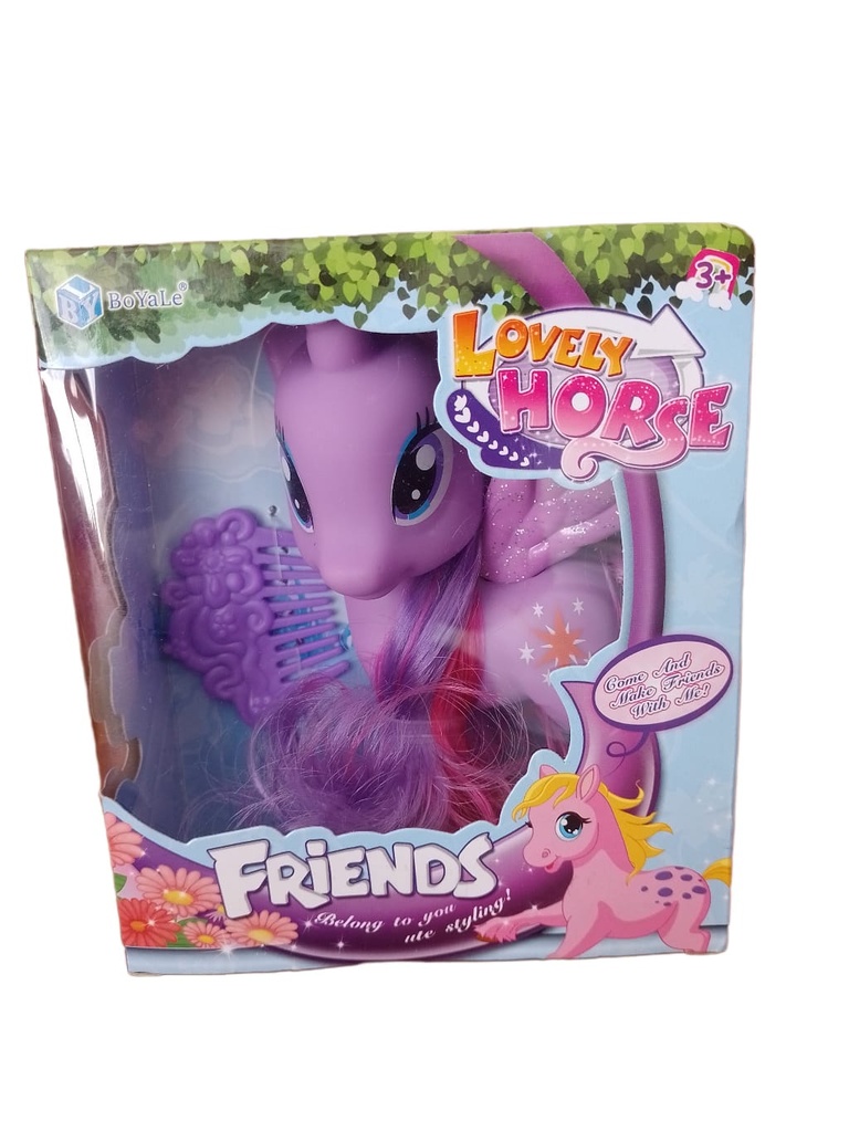 PONYS - Juguete PONYS con alas - LOVELY HORSE - FRIENDS en caja