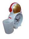 ASTRONAUTA CLOCK - Reloj alarma ASTRONAUTA CON PORTALAPICERO en variedad de colores