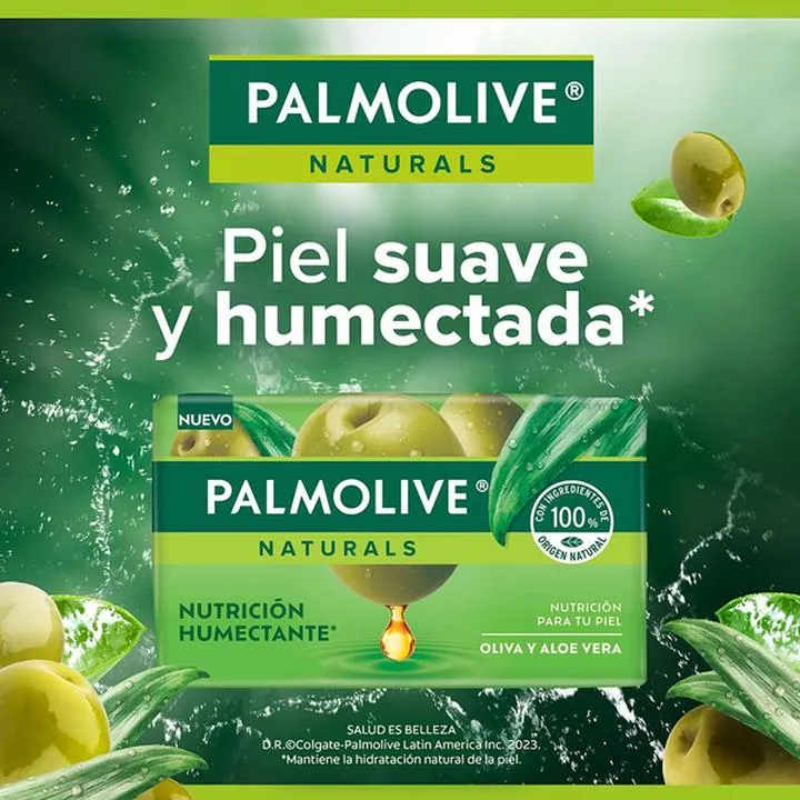 PALMOLIVE - Jabon cremoso NATURALS 110 gr