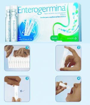 ENTEROGERMINA - Suspension oral frasco x 5 mL caja x 10