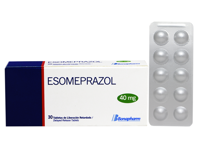 ESOMEPRAZOL - Tabletas de liberacion retardada caja x 30 - 40 mg