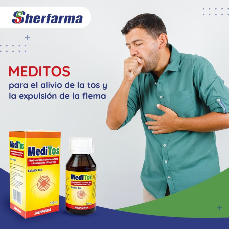 MEDITOS - Solucion oral x 120 mL - 10 mg + 100 mg / 5 mL