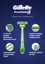 GILLETTE PRESTOBARBA 3 SENSITIVE - Afeitadora desechable GILLETTE 3 hojas