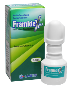 FRAMIDEX NF - Solucion oftalmica - gotas x 2.5 mL - 1 % + 0.1 %