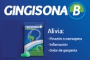 GINGISONA B - Pastillas caja x 240 (60 sobres x 4 c/u) - sabor MENTOL