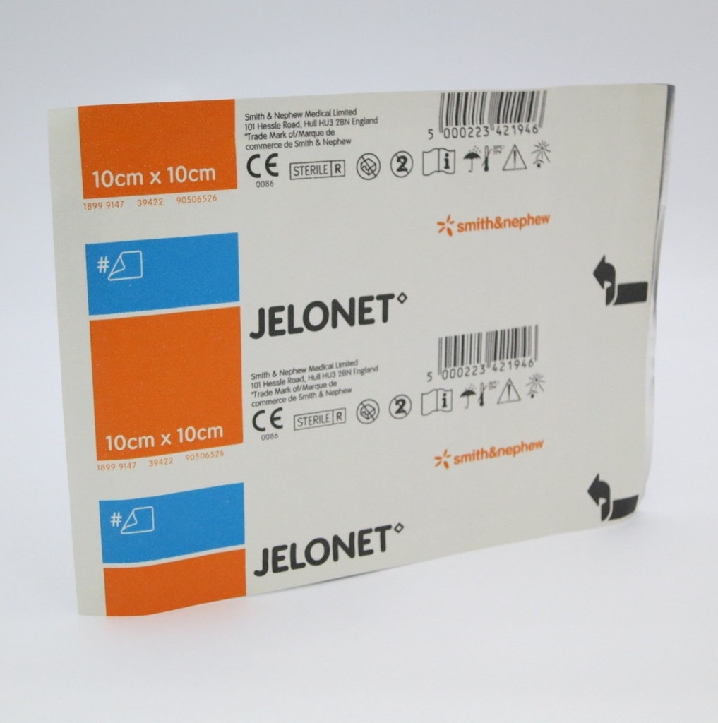 JELONET - Gasa parafinada esteril - 10 cm x 10 cm