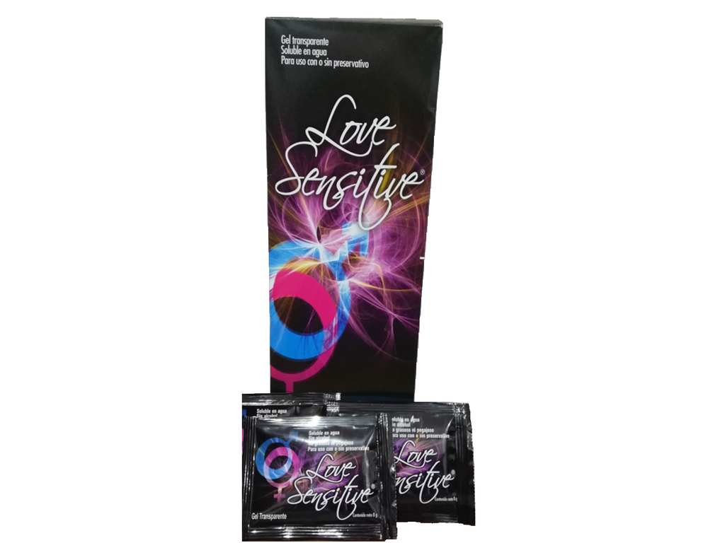 LOVE SENSITIVE - Gel lubricante personal x 8 g