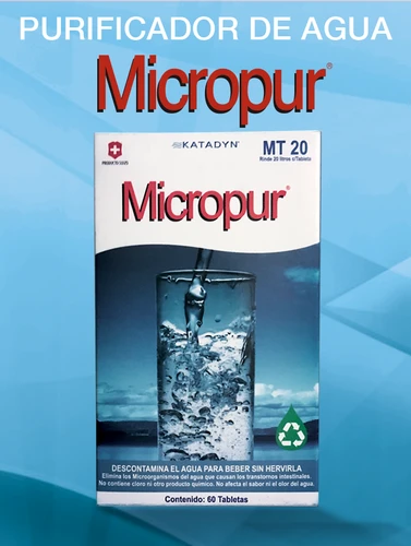 MICROPUR - Tabletas caja x 10 - MT20 - 20 LT c / Tableta