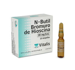 N - BUTIL BROMURO DE HIOSCINA - Solucion inyectable ampolla via I.M. - I.V. caja x 10 - 20 mg / 1 mL