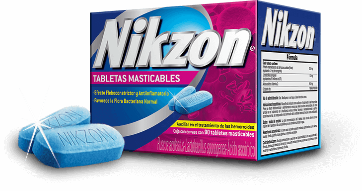 NIKZON - Tabletas masticables caja x 90