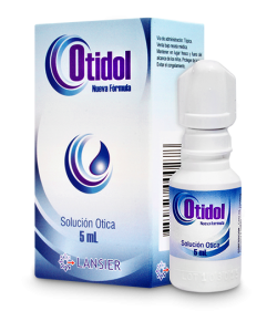 OTIDOL - Gotas oticas x 5 mL - 10 UI - 5.0 mg + 4.5 mg + 40 mg