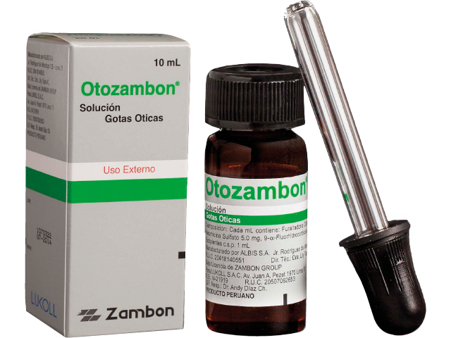 OTOZAMBON - Gotas x 10 mL - 4.5 + 10 000 UI + 5 mg