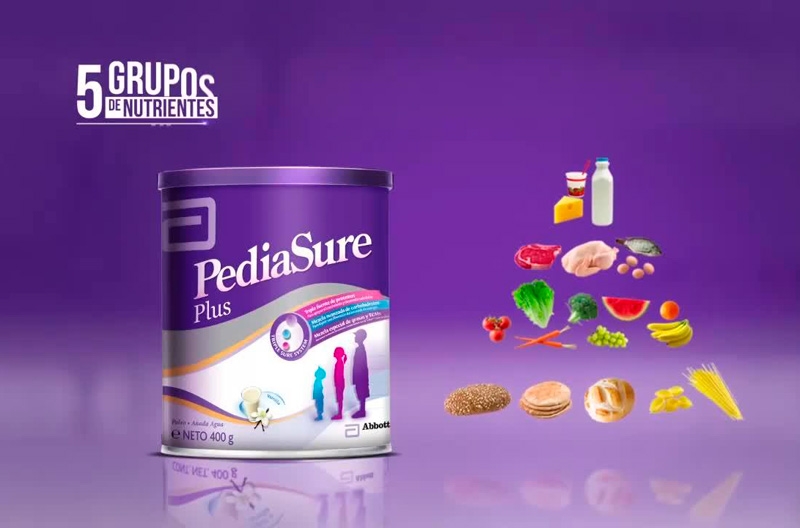 PEDIASURE - Suplemento alimenticio en POLVO SISTEMA TRIPLE SURE SABO VAINILLA LATA x 900 g