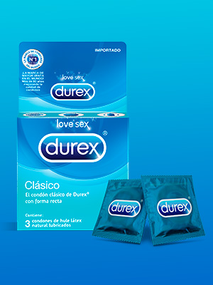 DUREX - Condones de latex lubricados x 3 unidades