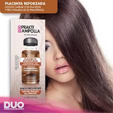 PRAKTI AMPOLLA - Placenta Reforzada y PRO Vitamina B5 (D - Panthenol) x 17 mL