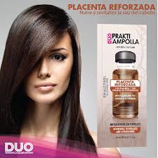 PRAKTI AMPOLLA - Placenta Reforzada y PRO Vitamina B5 (D - Panthenol) x 17 mL